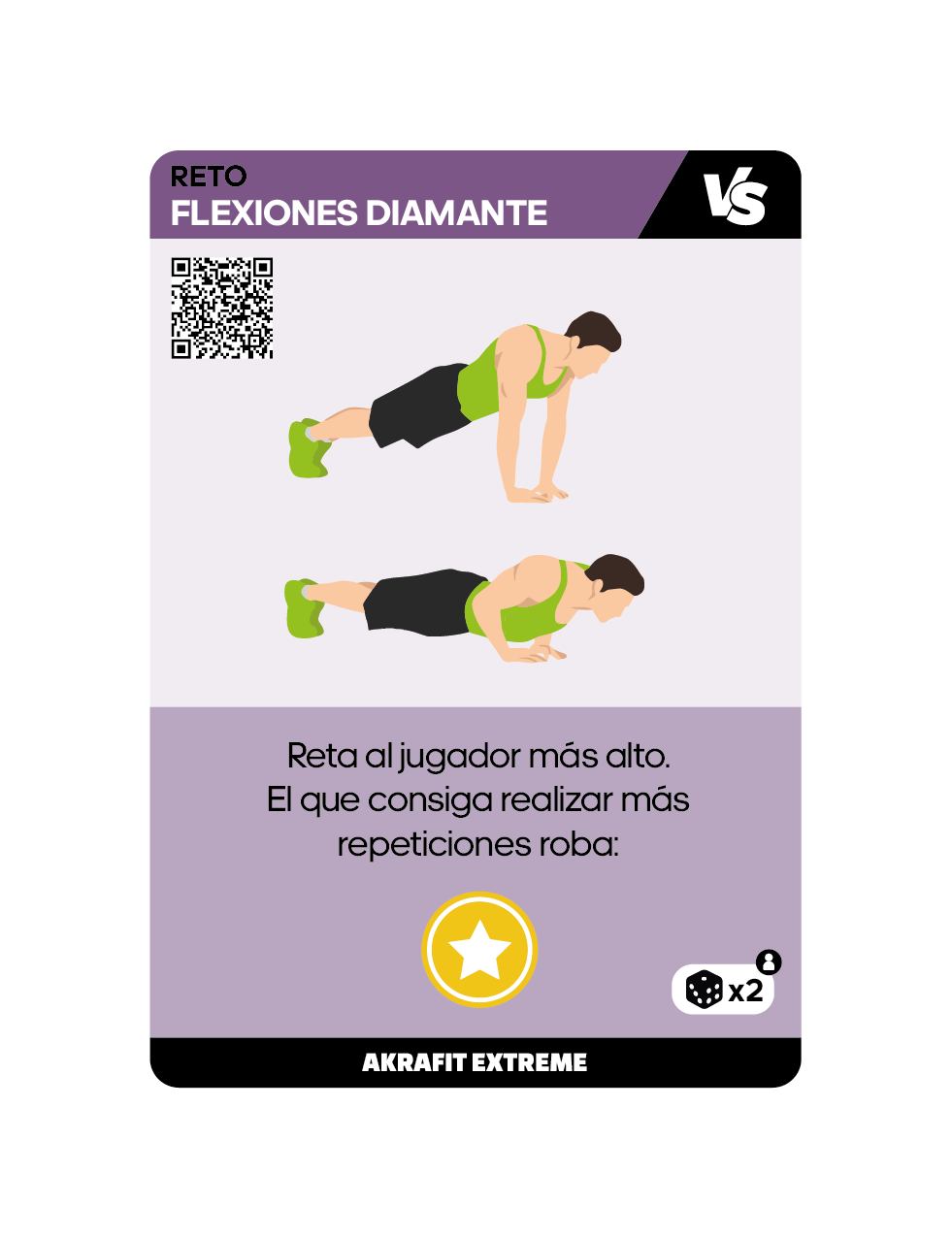 Carta Flexiones Diamante